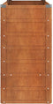 vidaXL - Plantenbak - verhoogd - 100x40x77 - cm - cortenstaal - roestig
