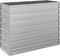 vidaXL - Plantenbak - verhoogd - 100x40x77 - cm - gegalvaniseerd - staal - zilver