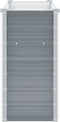 vidaXL - Plantenbak - verhoogd - 100x40x77 - cm - gegalvaniseerd - staal - grijs