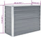 vidaXL - Plantenbak - verhoogd - 100x40x77 - cm - gegalvaniseerd - staal - grijs