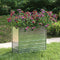 vidaXL - Plantenbak - verhoogd - 100x40x77 - cm - gegalvaniseerd - staal - zilver