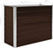 vidaXL - Plantenbak - verhoogd - 100x40x77 - cm - gegalvaniseerd - staal - bruin