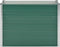 vidaXL - Plantenbak - verhoogd - 100x40x77 - cm - gegalvaniseerd - staal - groen