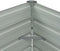 vidaXL - Plantenbak - verhoogd - 100x40x77 - cm - gegalvaniseerd - staal - groen