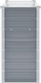 vidaXL - Plantenbak - verhoogd - 100x40x77 - cm - gegalvaniseerd - staal - grijs