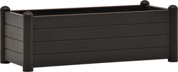 vidaXL - Plantenbak - verhoogd - 100x43x35 - cm - PP - antraciet