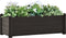 vidaXL - Plantenbak - verhoogd - 100x43x35 - cm - PP - antraciet