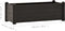 vidaXL - Plantenbak - verhoogd - 100x43x35 - cm - PP - antraciet