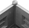 vidaXL - Plantenbak - verhoogd - 100x43x35 - cm - PP - steengrijs