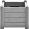 vidaXL - Plantenbak - verhoogd - 100x43x35 - cm - PP - steengrijs