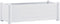 vidaXL - Plantenbak - verhoogd - 100x43x35 - cm - PP - wit