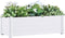 vidaXL - Plantenbak - verhoogd - 100x43x35 - cm - PP - wit