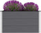 vidaXL - Plantenbak - verhoogd - 100x50x54 - cm - HKC - grijs