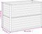 vidaXL - Plantenbak - verhoogd - 100x50x69 - cm - cortenstaal