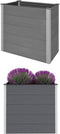 vidaXL - Plantenbak - verhoogd - 100x50x91 - cm - HKC - grijs