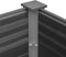 vidaXL - Plantenbak - verhoogd - 100x50x91 - cm - HKC - grijs