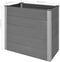 vidaXL - Plantenbak - verhoogd - 100x50x91 - cm - HKC - grijs