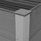 vidaXL - Plantenbak - verhoogd - 100x50x91 - cm - HKC - grijs