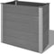 vidaXL - Plantenbak - verhoogd - 100x50x91 - cm - HKC - grijs