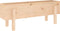 vidaXL - Plantenbak - verhoogd - 101x30x38 - cm - massief - grenenhout