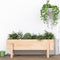 vidaXL - Plantenbak - verhoogd - 101x30x38 - cm - massief - grenenhout