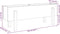 vidaXL - Plantenbak - verhoogd - 101x30x38 - cm - massief - grenenhout
