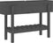 vidaXL - Plantenbak - verhoogd - 101x30x69 - cm - massief - grenenhout - grijs