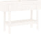 vidaXL - Plantenbak - verhoogd - 101x30x69 - cm - massief - grenenhout - wit