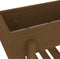 vidaXL - Plantenbak - verhoogd - 101x30x69 - cm - massief - grenenhout - honingbruin