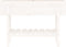 vidaXL - Plantenbak - verhoogd - 101x30x69 - cm - massief - grenenhout - wit