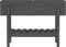 vidaXL - Plantenbak - verhoogd - 101x30x69 - cm - massief - grenenhout - grijs