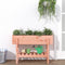 vidaXL - Plantenbak - verhoogd - 101x30x69 - cm - massief - douglashout