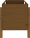 vidaXL - Plantenbak - verhoogd - 101x50x57 - cm - massief - grenenhout - honingbruin