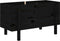 vidaXL - Plantenbak - verhoogd - 101x50x57 - cm - massief - grenenhout - zwart