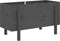vidaXL - Plantenbak - verhoogd - 101x50x57 - cm - massief - grenenhout - grijs