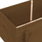 vidaXL - Plantenbak - verhoogd - 101x50x57 - cm - massief - grenenhout - honingbruin