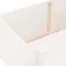 vidaXL - Plantenbak - verhoogd - 101x50x57 - cm - massief - grenenhout - wit