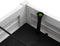 vidaXL - Plantenbak - verhoogd - 110x45x79 - cm - polypropeen - wit