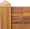 vidaXL - Plantenbak - verhoogd - 110x60x84 - cm - massief - acaciahout