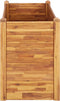 vidaXL - Plantenbak - verhoogd - 110x60x84 - cm - massief - acaciahout