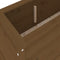 vidaXL - Plantenbak - verhoogd - 119,5x40x39 - cm - massief - grenen - honingbruin