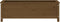 vidaXL - Plantenbak - verhoogd - 119,5x40x39 - cm - massief - grenen - honingbruin