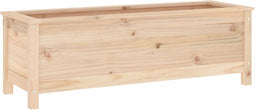 vidaXL - Plantenbak - verhoogd - 119,5x40x39 - cm - massief - grenenhout