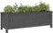 vidaXL - Plantenbak - verhoogd - 119,5x40x39 - cm - massief - grenenhout - grijs