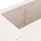 vidaXL - Plantenbak - verhoogd - 119,5x40x78 - cm - massief - grenenhout - wit