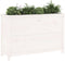 vidaXL - Plantenbak - verhoogd - 119,5x40x78 - cm - massief - grenenhout - wit