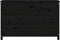 vidaXL - Plantenbak - verhoogd - 119,5x40x78 - cm - massief - grenenhout - zwart