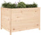 vidaXL - Plantenbak - verhoogd - 119,5x82,5x78 - cm - massief - grenenhout