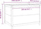 vidaXL - Plantenbak - verhoogd - 119,5x82,5x78 - cm - massief - grenenhout - grijs