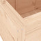 vidaXL - Plantenbak - verhoogd - 119,5x82,5x78 - cm - massief - grenenhout